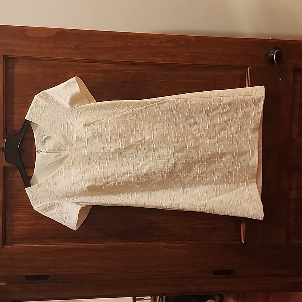 AnnaCate Collection Textured, Capped Sleeve Mini Dress